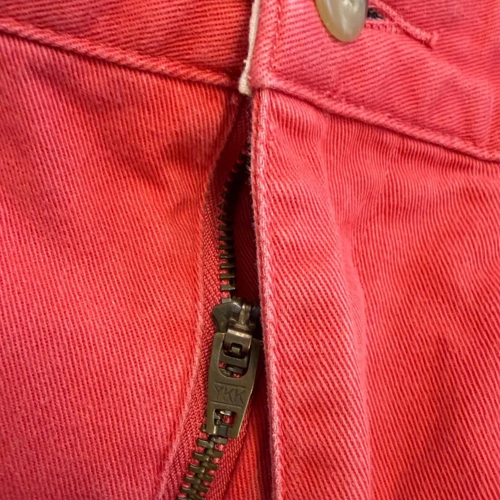Vintage Polo Ralph Lauren Andrew Pants Fits Mens 34x29 Salmon Pink Pleated Chino